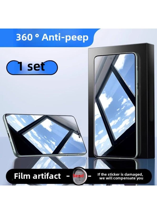[360 ° Anti-peep] Platinum Letter Applicable To For Huawei Mate70pro Mobile Phone Film Mate60 Tempered Film P70mat-Color:[upgraded 360 Privacy Protection] 1 Piece★Fingerprint Unlock In Seconds★360 Without Blind Spots★Ar Penetration Image Quality Upgrade-Size:For Huawei Mate 40e  - Image 1