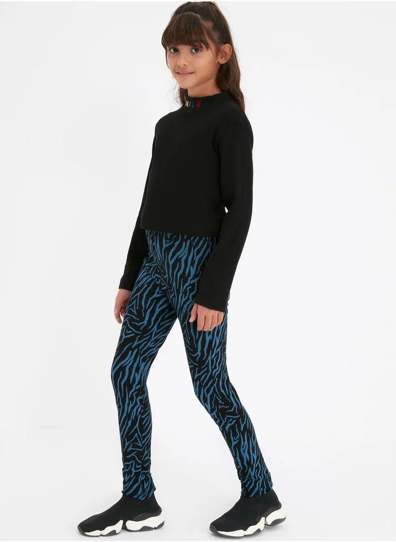 trendyol Kids Printed Leggings