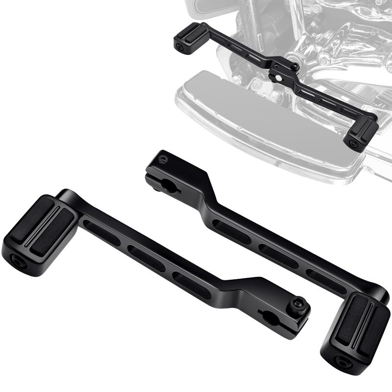 Benlari Shifter Lever Pegs 304 Stainless Steel Heel Toe Shift Pegs Fit for Harley Touring Street Glide Road Glide Road King Electra Glide 19882024 FL Softail 19862017 Trike 20082024 Black - Image 2