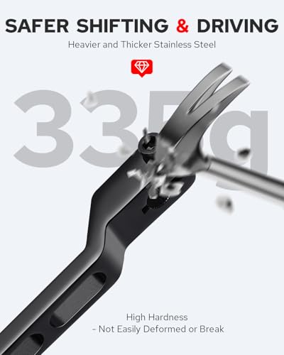 Benlari Shifter Lever Pegs 304 Stainless Steel Heel Toe Shift Pegs Fit for Harley Touring Street Glide Road Glide Road King Electra Glide 19882024 FL Softail 19862017 Trike 20082024 Black - Image 5