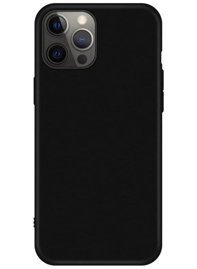ELTRAZONE Slim Matte Black TPU Case for iPhone 14 Pro Max – Flexible & Sleek Silicone Cover  Features: - Image 1