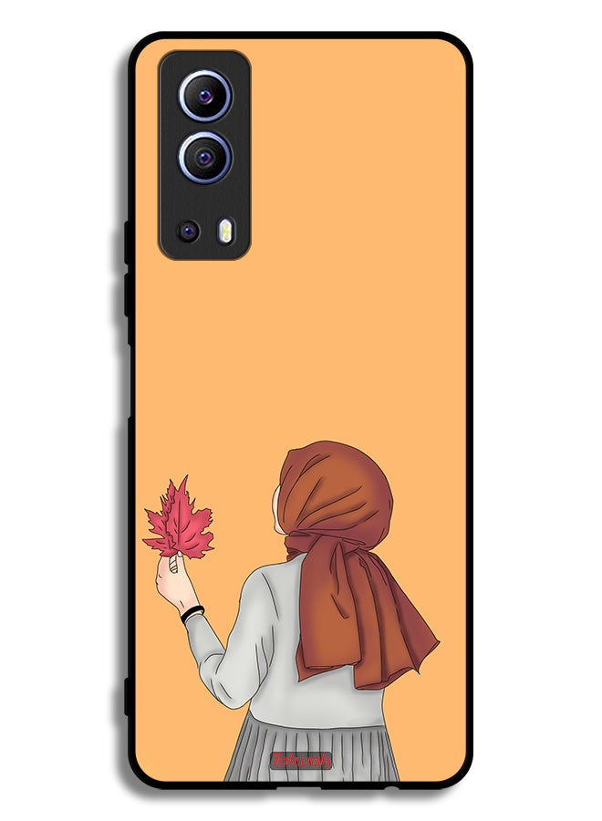 Tolwak Vivo iQOO Z3 5G Protective Case Cover Holding Leaf - Image 2