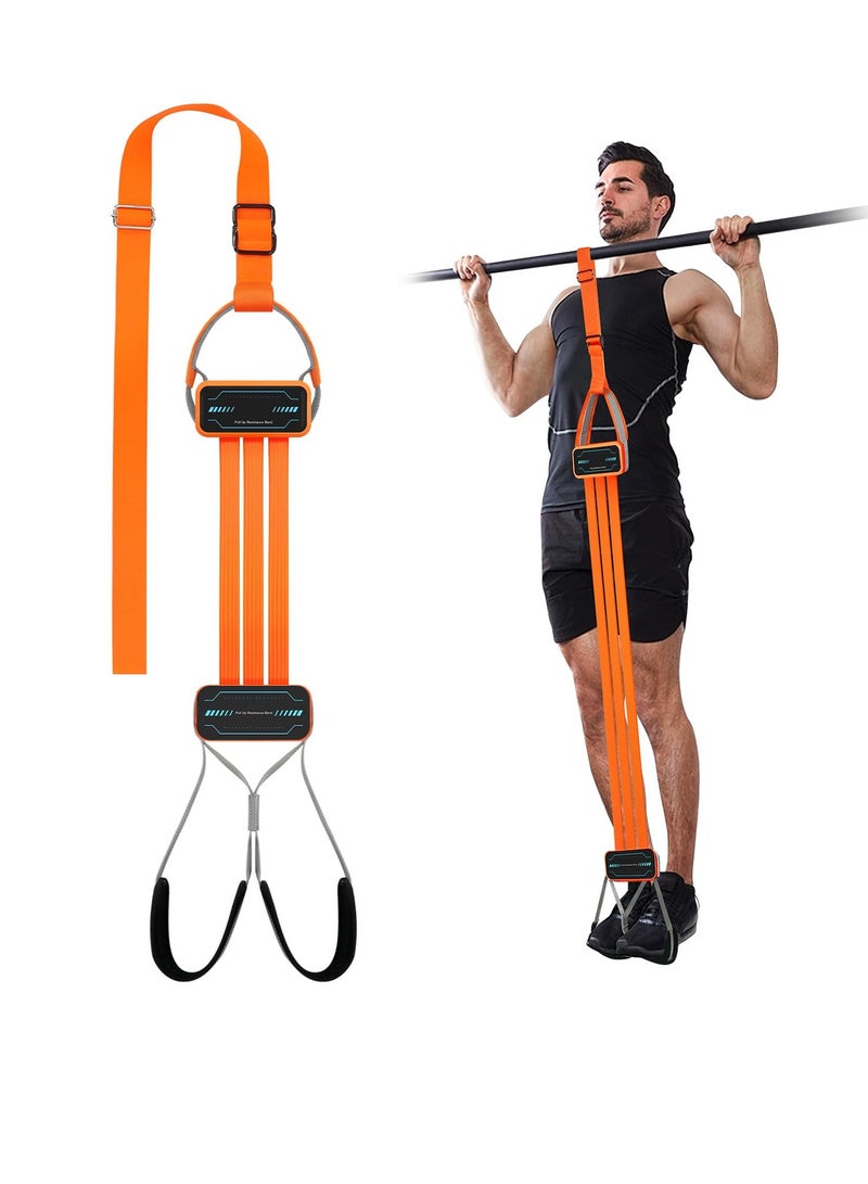 Excefore Pull Up Assistance Bands Pull up Bands Assistance Straps with Fabric Feet Rest Strength Training Equipment for Home Gym - Image 1
