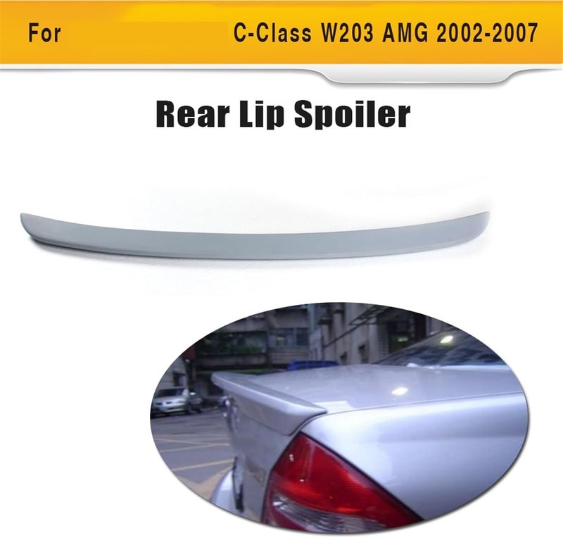 Wivplex Unpainted PU Car Spoiler for Benz W203 C Class - Image 4