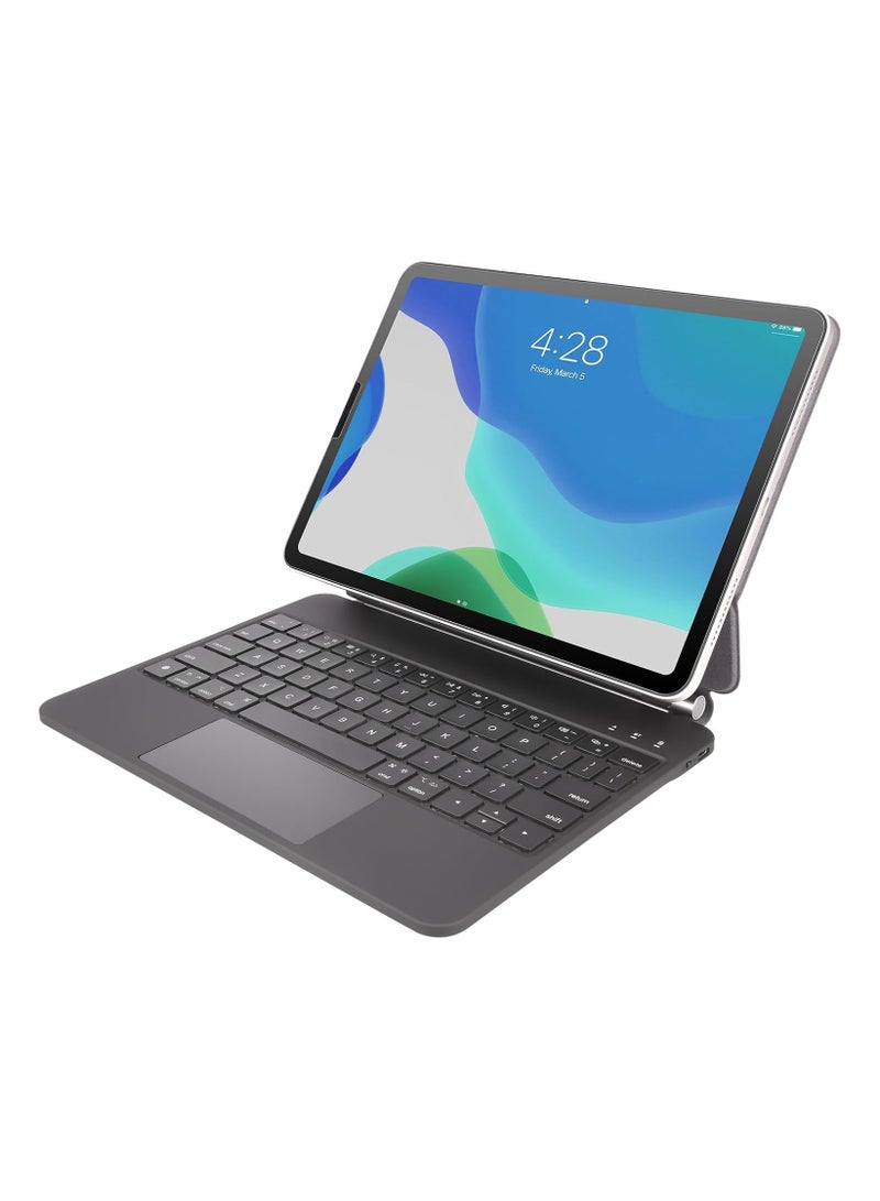 New Magnetic Keyboard Case with Backlit Keys & Multi-Touch Trackpad for iPad Air 11" (M2/M3 2024/2025, 5th/4th Gen) & iPad Pro 11" (1st–4th Gen) – Floating Magnetic Stand, Slim Protective Cover - Image 1