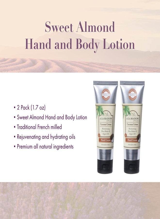 A LA MAISON Hand Cream, Sweet Almond, 1.7 Fluid Ounce, 2 Pack - Image 2