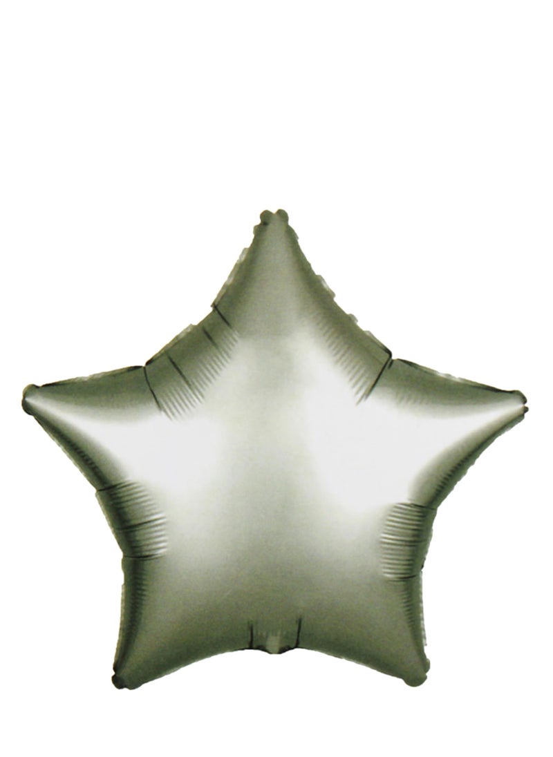 بارتي فن بالون رقائق معدنية نجمة 18 بوصة 1 قطعة / بطاقة - Image 1