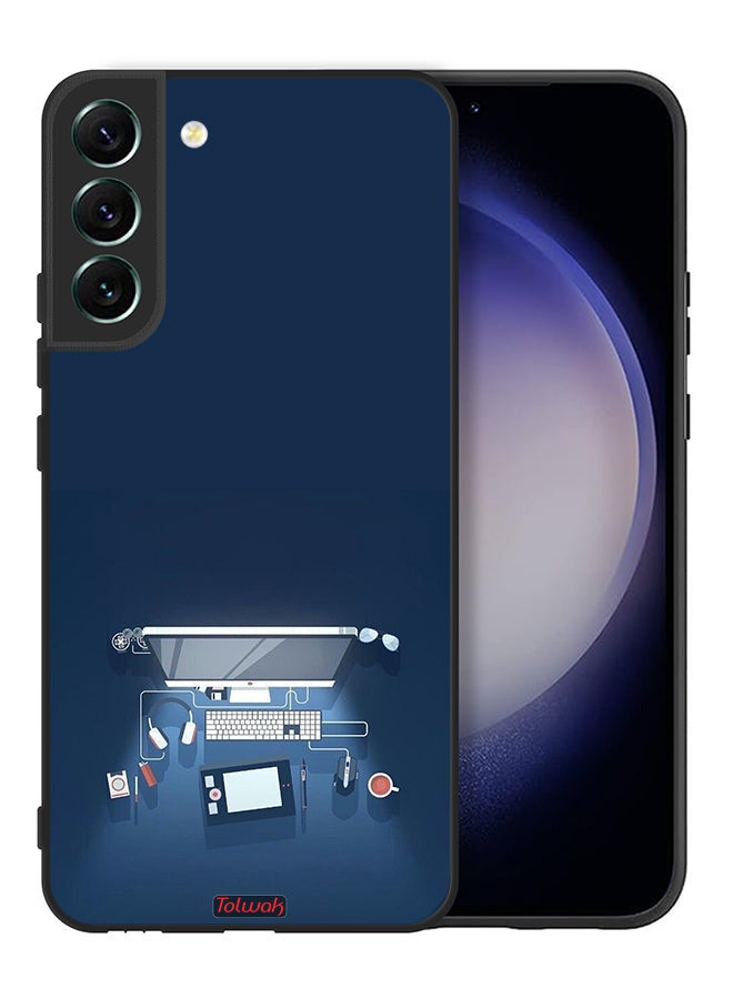 Tolwak Samsung Galaxy S22 Plus 5G Protective Case Cover Computer Desk Art - Image 2