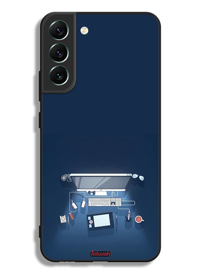 Tolwak Samsung Galaxy S22 Plus 5G Protective Case Cover Computer Desk Art - Image 3
