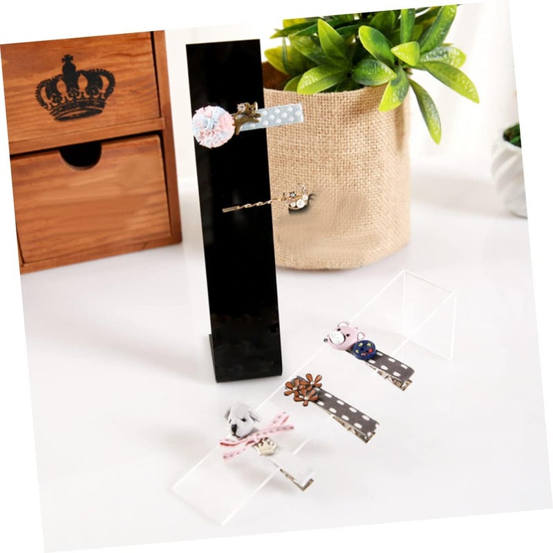 8pcs Acrylic Hair Clip Display Stand Stylish Hairpin Organizer for Barrettes Hair Accessories Holder for Homes Shops and Boutiques Chic and Storage - Image 2