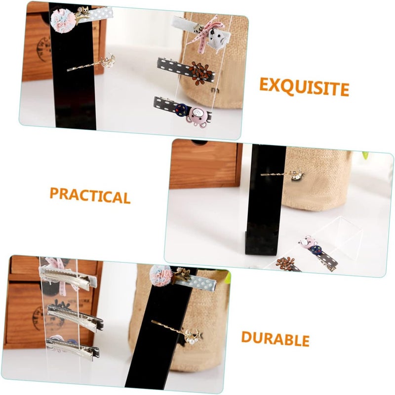 8pcs Acrylic Hair Clip Display Stand Stylish Hairpin Organizer for Barrettes Hair Accessories Holder for Homes Shops and Boutiques Chic and Storage - Image 5