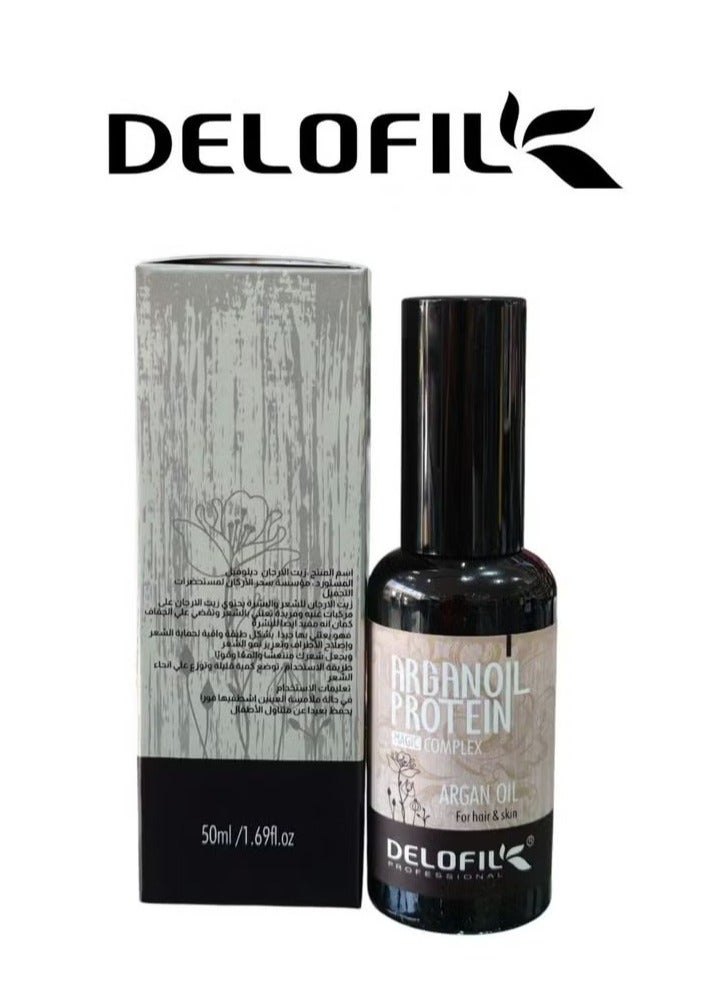 Delofil Argan Oil Protein for hair and skin 50 ml - Image 3