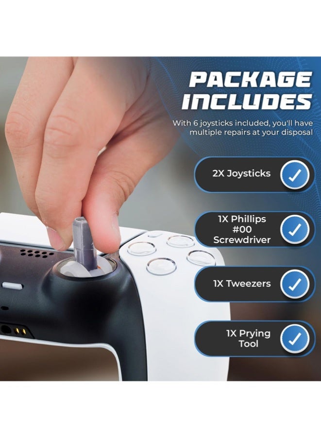 Hall Effect Joysticks Kit for PS5 Dualsense Controllers Replacement - Image 4