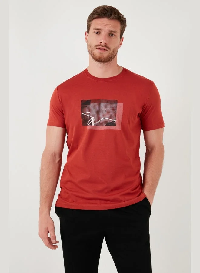 Buratti Cotton Slim Fit Crew Neck T Shirt Men's T SHIRT 646R8120