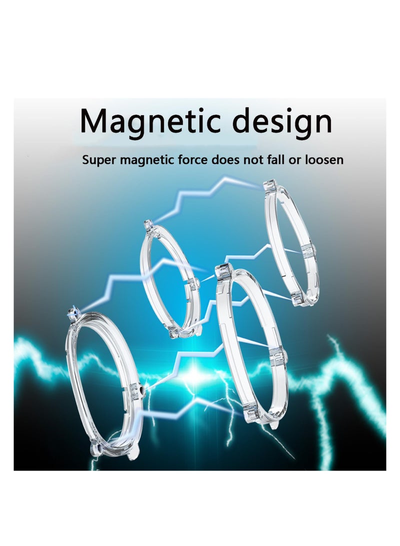 SYOSI حامي فاصل النظارات، متوافق مع ملحقات ميتا حامي عدسات النظارات المغناطيسي، إطار حامي عدسات النظارات ضد الخدوش، يحمي نظارات قصر النظر من الخدوش - Image 5