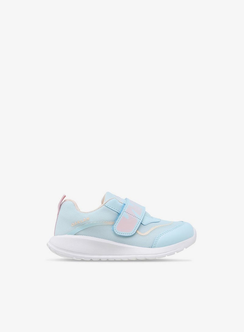 شو اكسبرس حذاء رياضي بناتي بشعار وحزام لاصق - Image 1