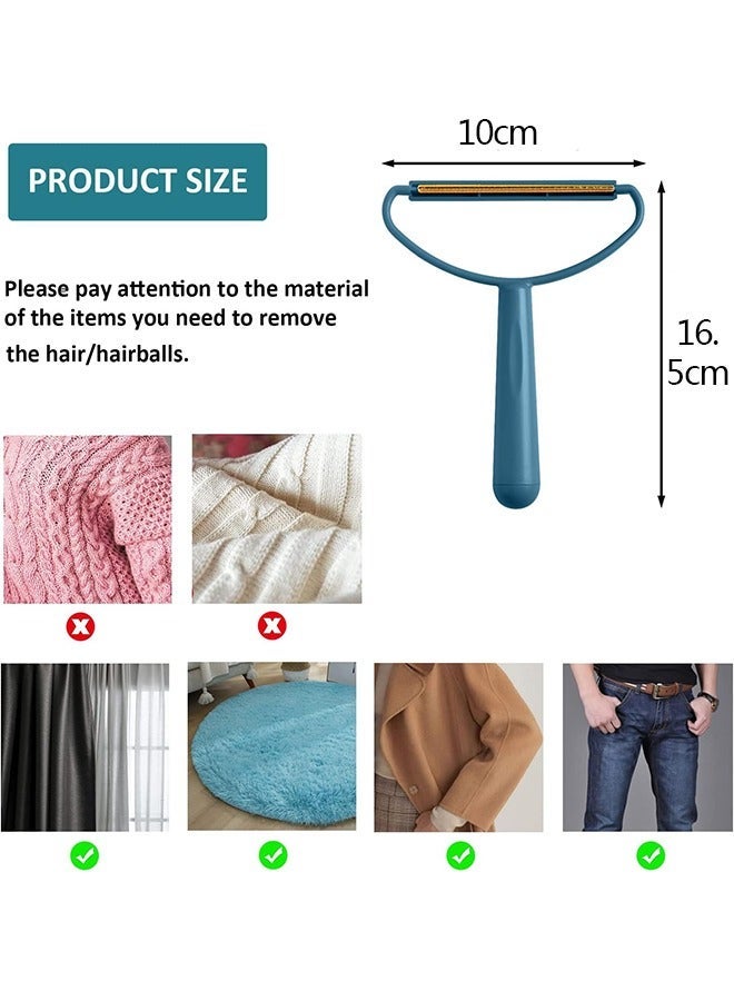 HOMESTAR 2-Piece Portable Lint Remover, Reusable Clothes Fuzz Shaver, Hair Remover Hairball Shaver for Removing Pet Dust in and Furniture - Image 2