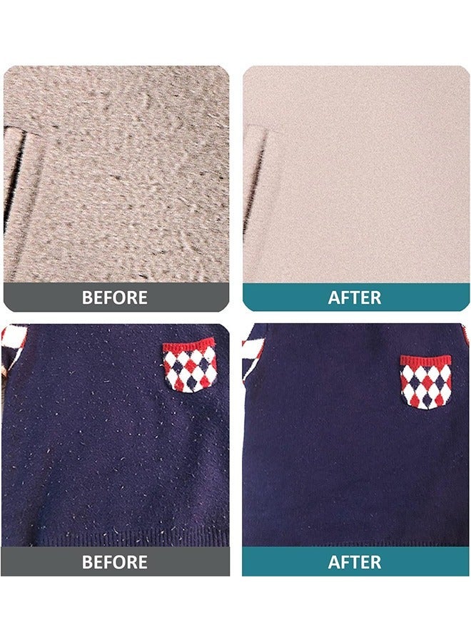 HOMESTAR 2-Piece Portable Lint Remover, Reusable Clothes Fuzz Shaver, Hair Remover Hairball Shaver for Removing Pet Dust in and Furniture - Image 5