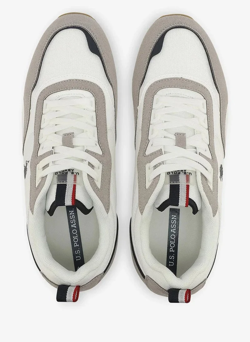 U.S. Polo Assn. white U.S. Polo Assn. Men’s White MEDI GLB 6FX Sneakers – Lightweight Casual Sports Shoes with Premium Comfort  | Best Price UAE