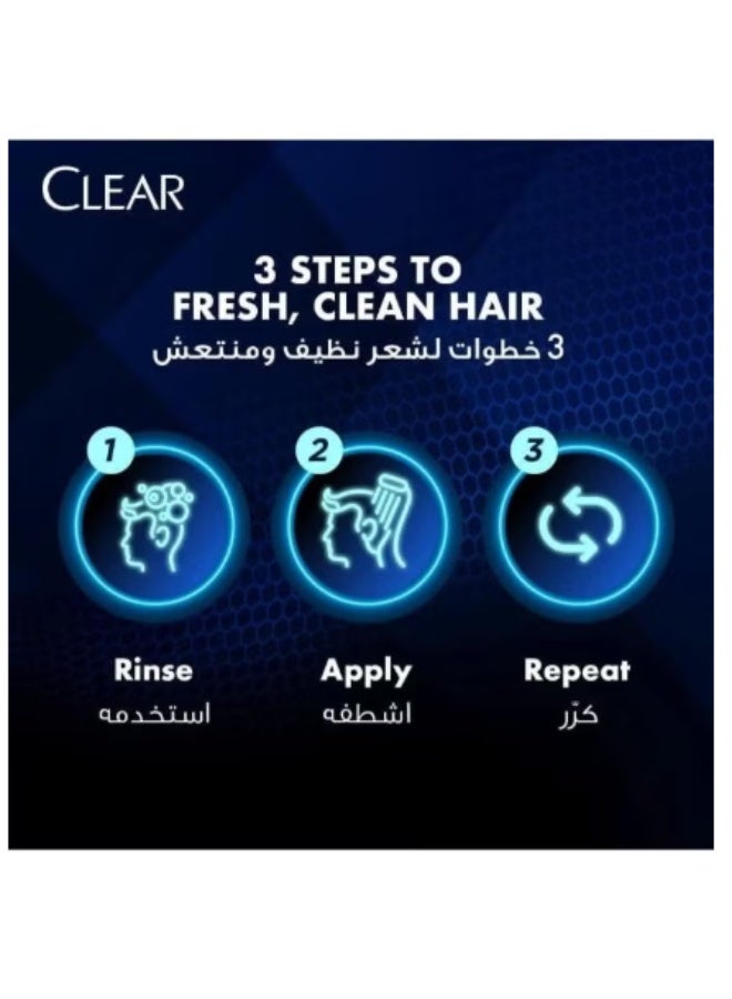 CLEAR Anti-Dandruff Herbal Fusion 2 in 1 Shampoo And Conditioner 400ml - Image 4