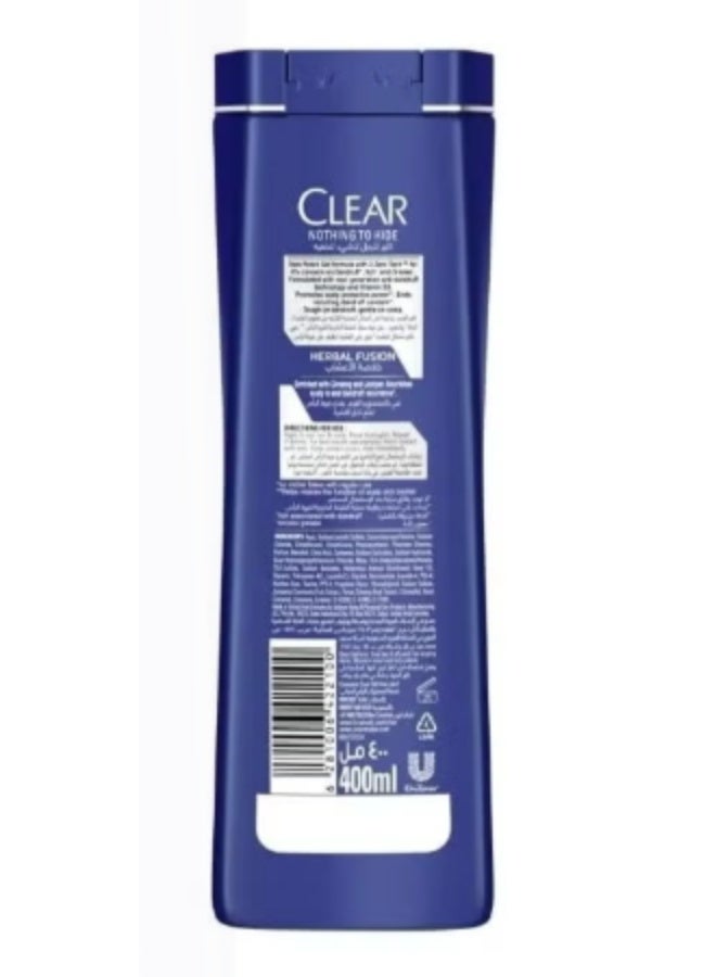 CLEAR Anti-Dandruff Herbal Fusion 2 in 1 Shampoo And Conditioner 400ml - Image 2