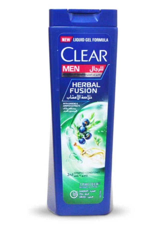 CLEAR Anti-Dandruff Herbal Fusion 2 in 1 Shampoo And Conditioner 400ml - Image 1