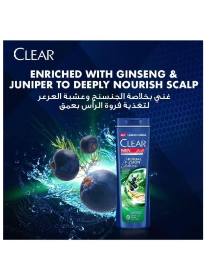 CLEAR Anti-Dandruff Herbal Fusion 2 in 1 Shampoo And Conditioner 400ml - Image 3