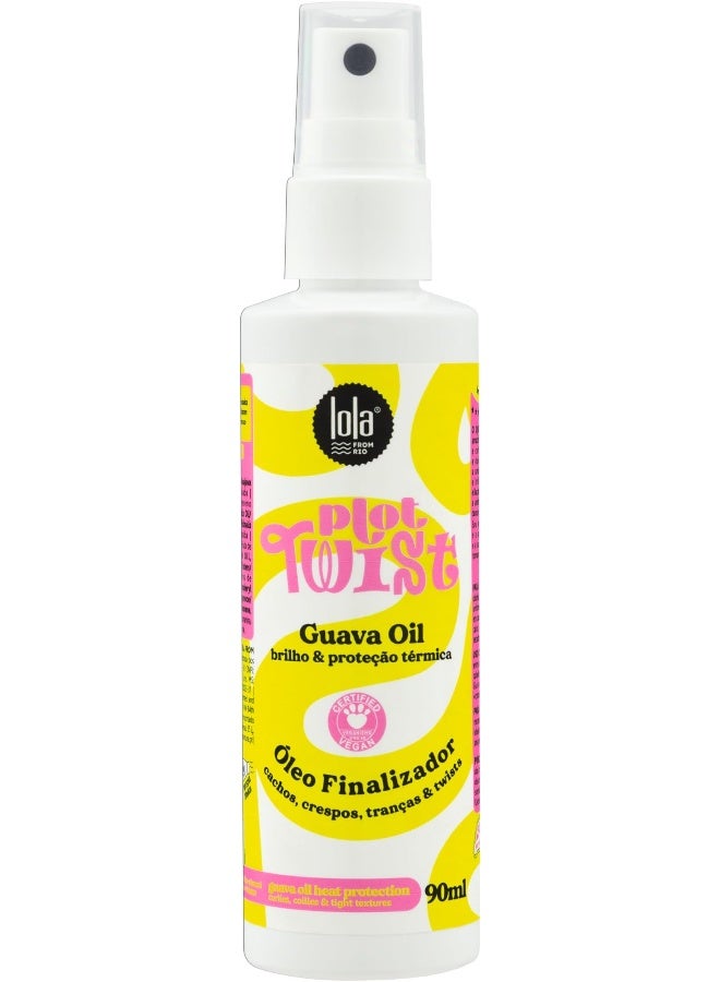 Lola from Rio زيت جوافة لتحديد وتلميع التجاعيد - زيت خفيف يضيف لمعانًا عاليًا، يعزز تعريف التجاعيد وي控制 التجاعيد دون أن يثقل الشعر (90 مل)  - Image 1