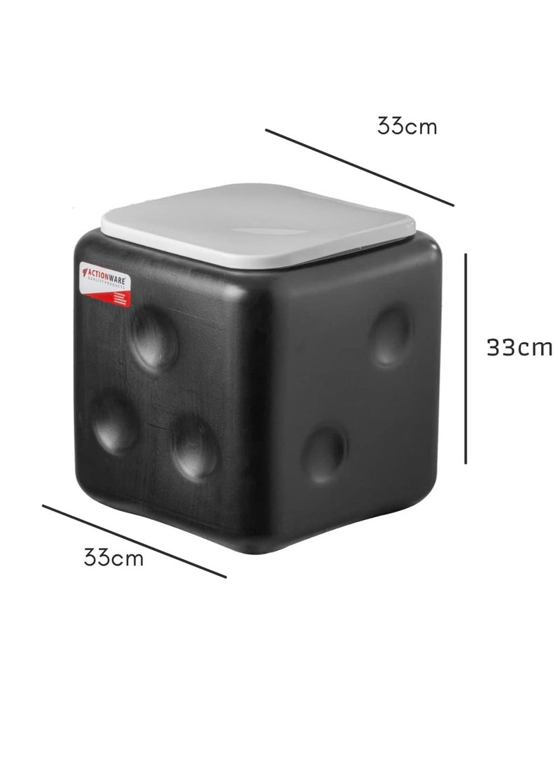 Vishal Smart Mall VishAl smart MAll Plastic Dice Stool Ludo Stool, Sitting Stool for Home, Office, Garden, Cafeteria (RED)  - Image 2