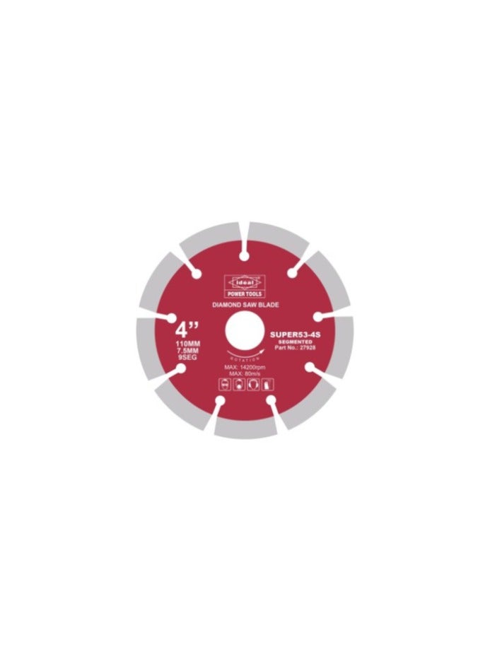 Ideal Diamond Circular Saw Blade 4.5 Inch