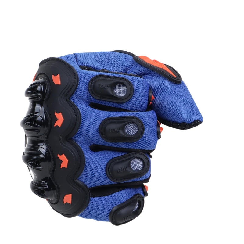 SHIFTER Biker Gloves Riding Gloves (Blue) - Image 3