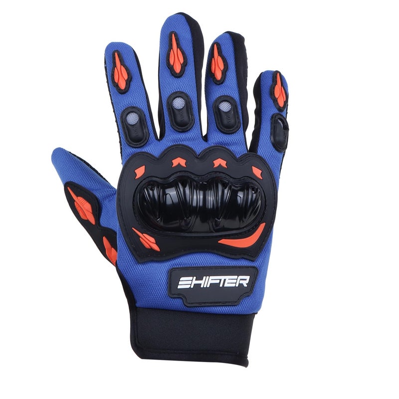 SHIFTER Biker Gloves Riding Gloves (Blue) - Image 2