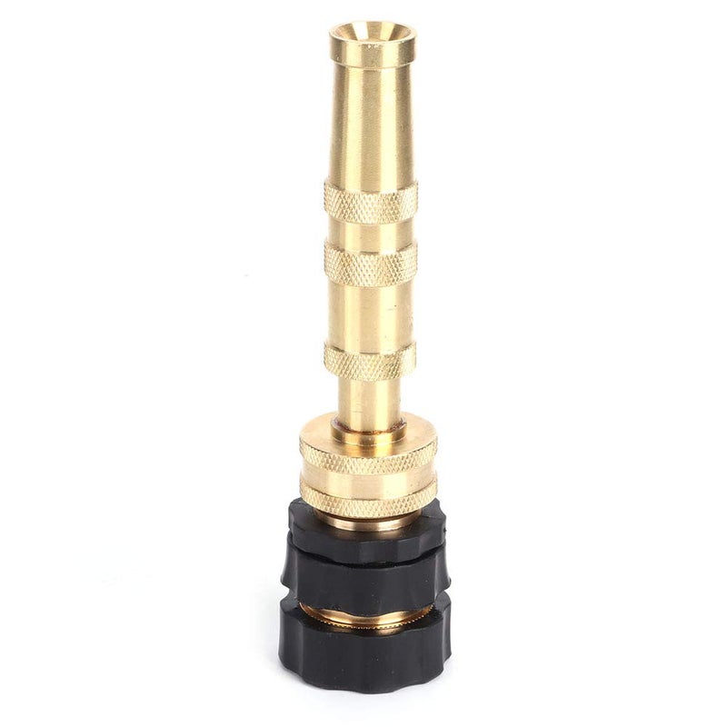 Brass Adjustable Garden Hose Nozzle 30mm Connector Multiple Spray Patterns - Image 5