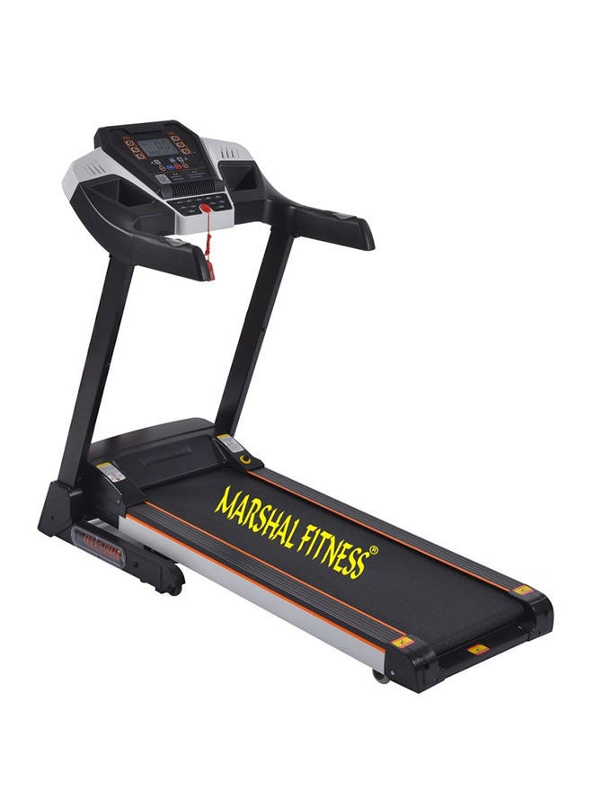 Marshal Fitness PKT-175-1 Low Noise 3.5 HP DC Motor LCD Display Manual Incline Foldable Treadmill With Bluetooth MP3 Shock Absorption and Speaker For Home Use - Image 1