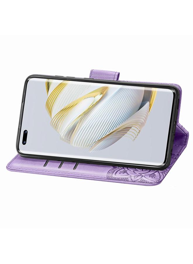 Zaboon Case For Huawei Nova 10 Pro Butterfly Love Flower Embossed Leather Phone Case - Image 4