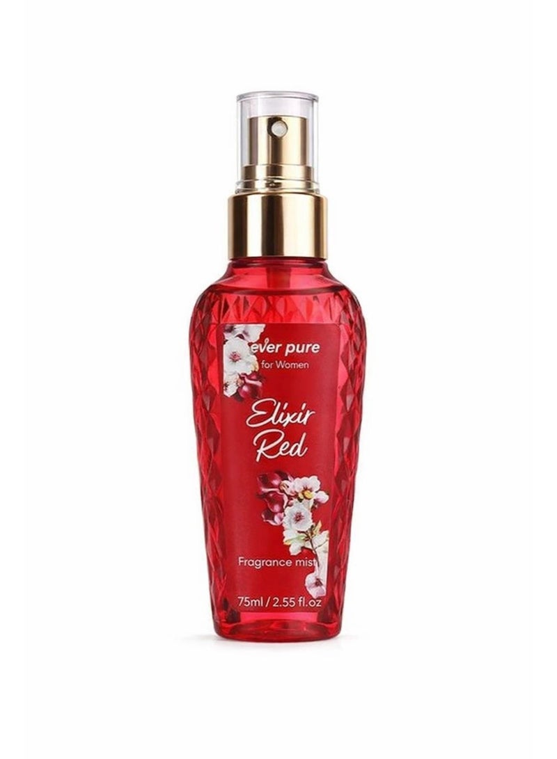 ever pure Fragrance Mist for Women Elixir Red 75ml - Image 1