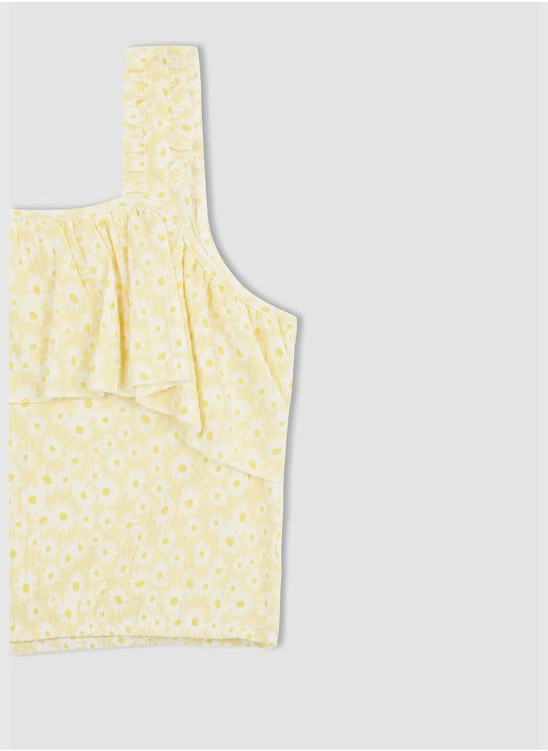 DeFacto Strappy Crop Top & Culottes Set