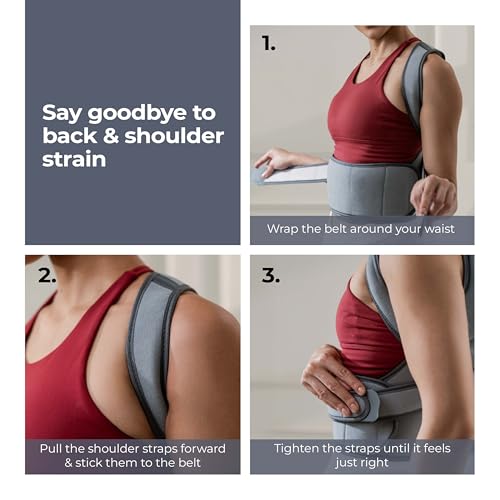 Lifelong Back & Waist Support Belt for Men & Women | Effective for Back Pain & Posture Correction | Lumbar and Spine Support, Ultimate Back Pain Relief Product | Comfortable Waist Belt for Everyday Support (LLOPC09) - Image 3