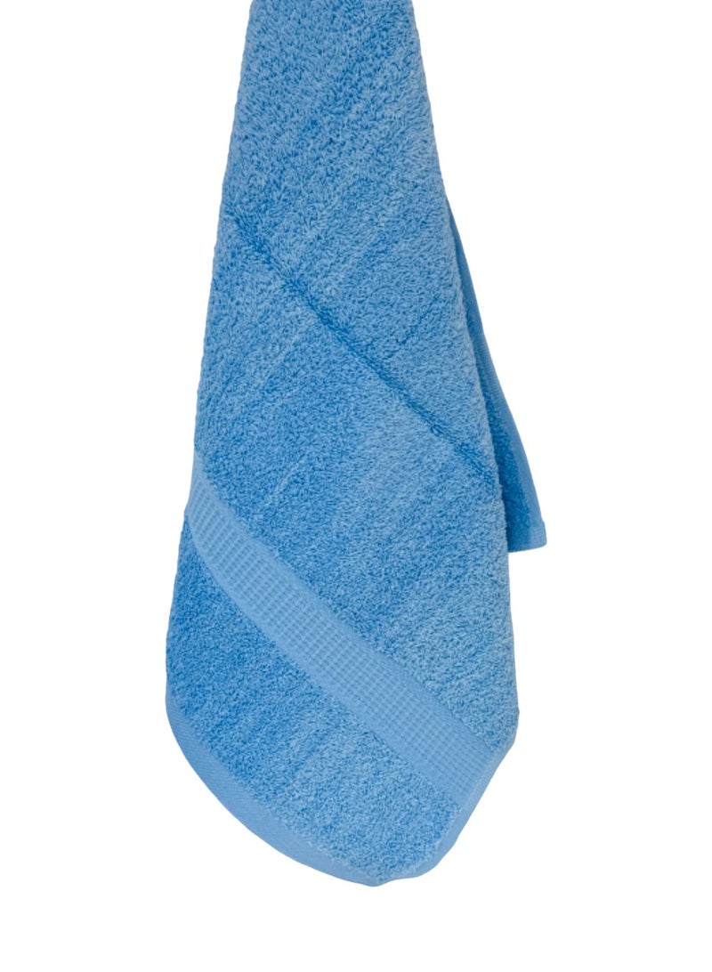 Hayat KF-01-100% Cotton Terry Hand Towel 550 Gsm, Quick Dry, Fast Absorbent,Soft And Premium Quality ,Size: 50*100, Light Blue - Image 3