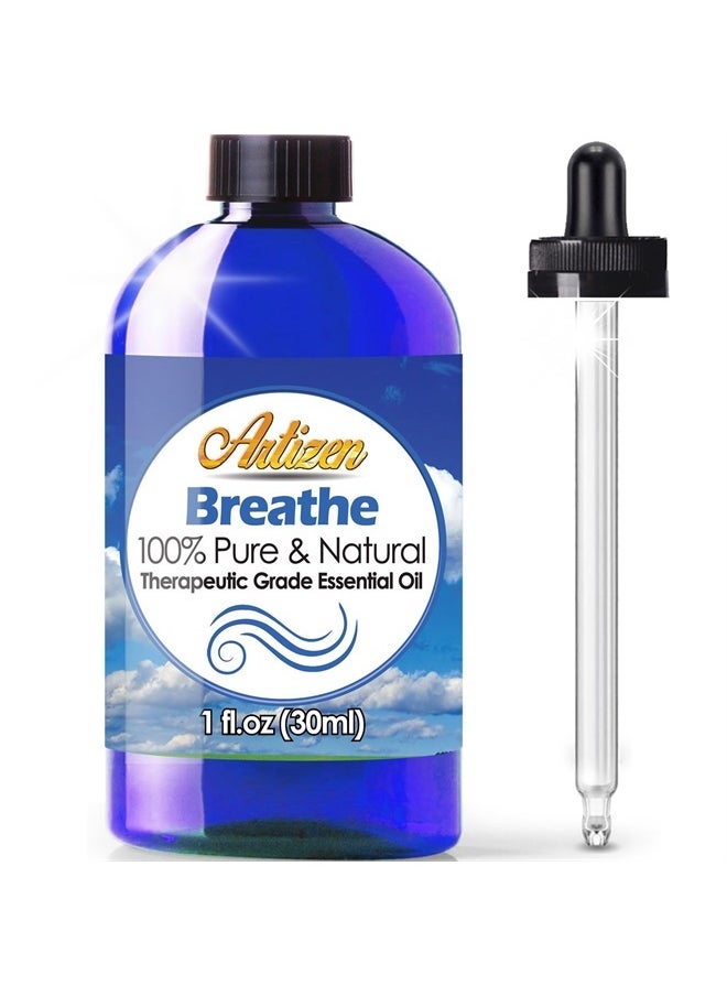 Artizen - Breathe Blend Essential Oil (100% Pure & Natural - Undiluted) Therapeutic Grade - Huge 1oz Bottle - Perfect for Aromatherapy, Relaxation, Skin Therapy & More! - Image 1