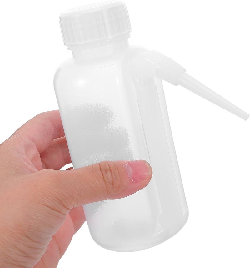 ABOOFAN 6pcs 250ml Laboratory Wash Bottles with Screw Cap, Translucent Pe Plastic Squeeze Bottles for Chemical Reagent Dispensing and Lab Teaching Use - Image 4