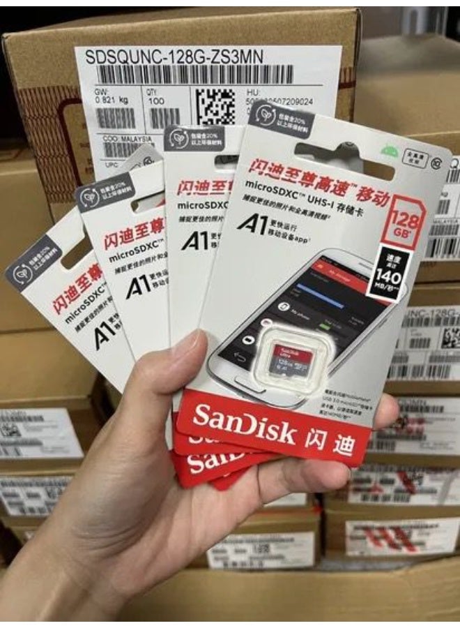 128GB Ultra MicroSDXC UHS-1 Memory Card Read Speed 120MBps Write Speed 100 MBps SDSQUNR-128G-GN6MN - Image 2