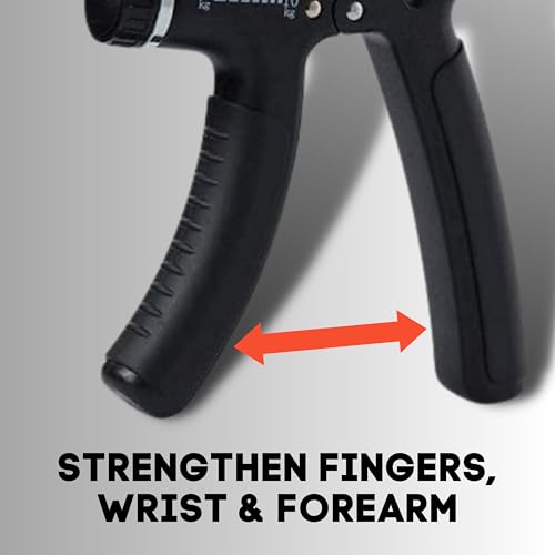 Chubs Fitness Series Hand Gripper for Men & Women for Gym Workout Hand Exercise Equipment to Use in Home for Forearm Exercise Finger Exercise Power Gripper (METALIC BLACK) - Image 2