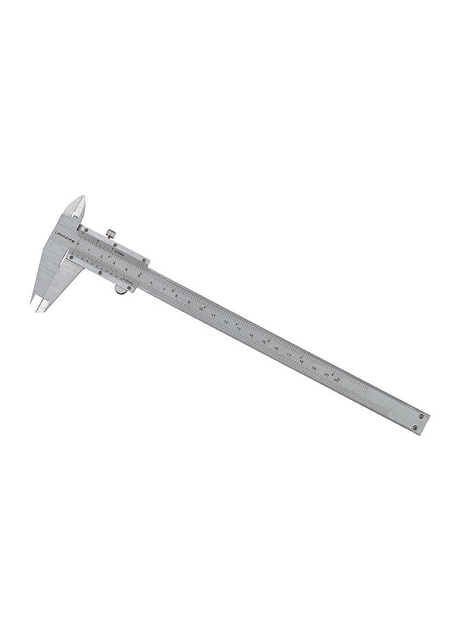 LAWAZIM Stainless Steel Caliper Measuring Tool High quality waterproof body with Plastic Head Case Silver, 8 Inch  - Image 1