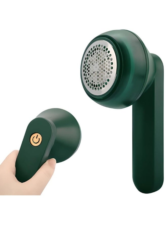 هابي هوم مزيل وبر كهربائي محمول للملابس والبطانيات والأرائك والستائر – إزالة الوبر والشعر وشعر الحيوانات الأليفة والكرات الصغيرة بسرعة وسهولة – شفرة دوارة حادة لإزالة الوبر حتى الأصعب – لطيف على جميع الأقمشة - Image 1