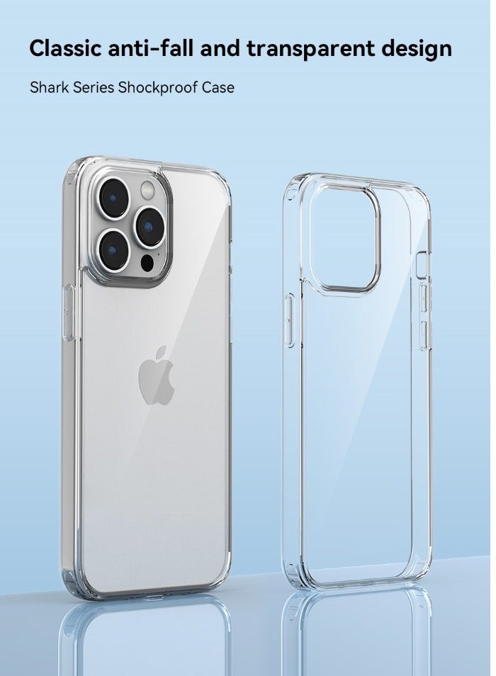 ديفيا كفرايفون 15برو شفاف  ومضاد للاصفرار للغاية 【 جراب حماية ايفون 15 برو】مصنوع من مواد ذات جودة الحمية ضد الخدوش والصدمات مع سهوله الوصول الى جميع المنافذ - Image 2