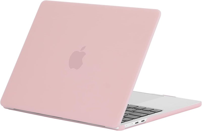 Case Compatible with New MacBook Air 15/15.3 inch 2026 2025-2023 Release,M5 M4 M3 M2 A3448 A3241 A3114 A2941 with Touch ID,Protective Plastic Hard Shell Cover,Matte Surface-Pink - Image 1