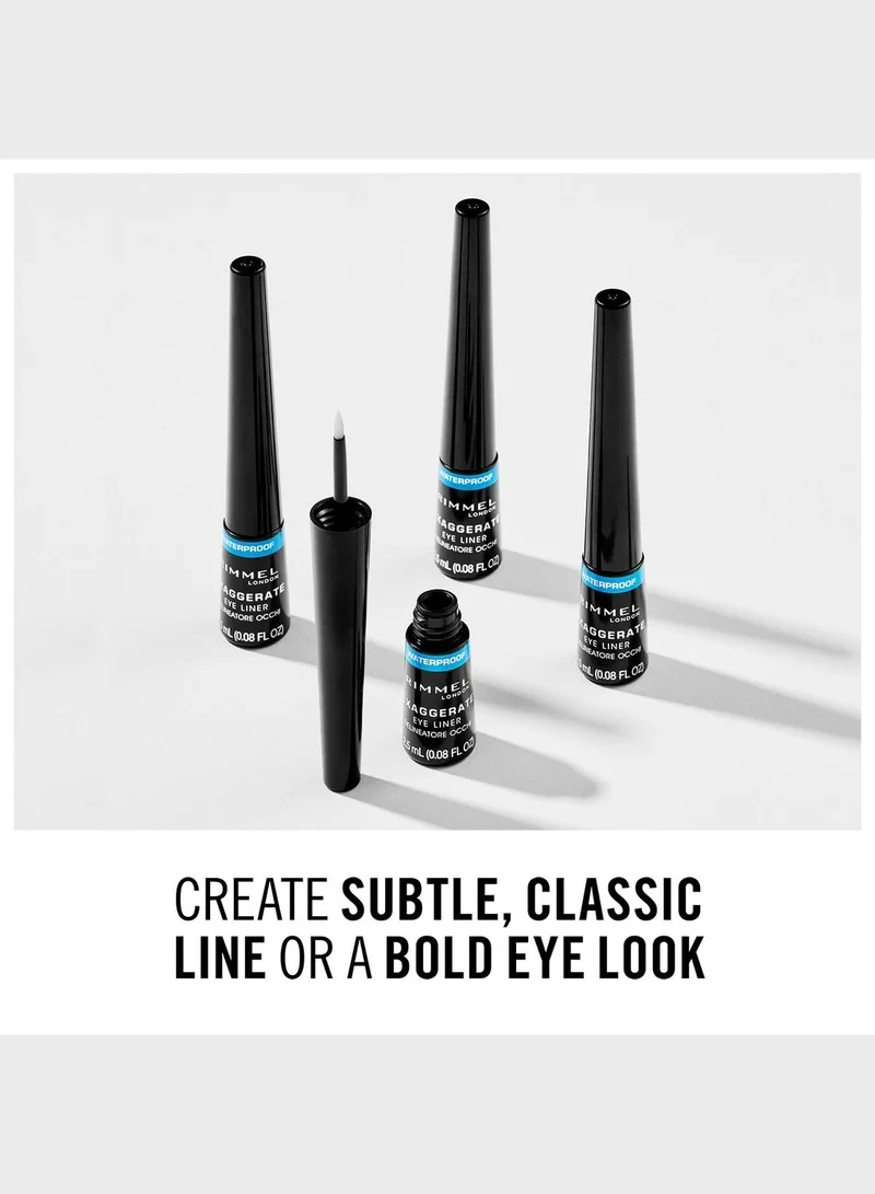 RIMMEL LONDON Scandaleyes Exaggerate Eyeliner - 003 - Black, 2.5ml