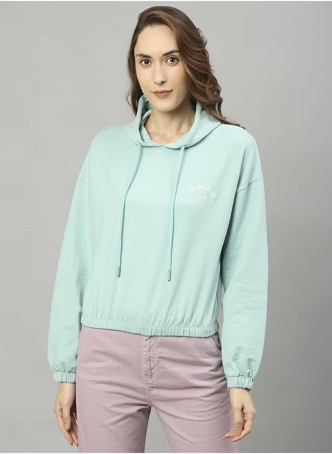 هوبرهولمي Sage Green Sweatshirt For Women