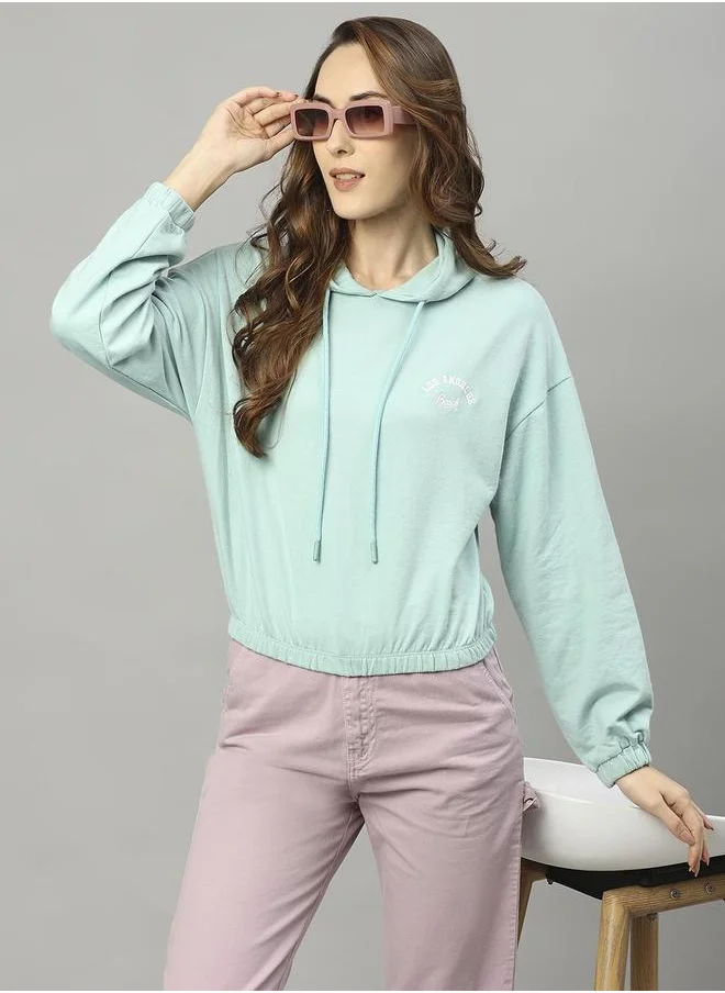 هوبرهولمي Sage Green Sweatshirt For Women